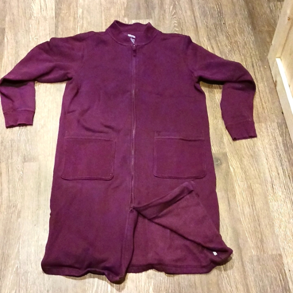 Duluth Trading  Co Women's Souped-Up Fleece Zip Up Robe
